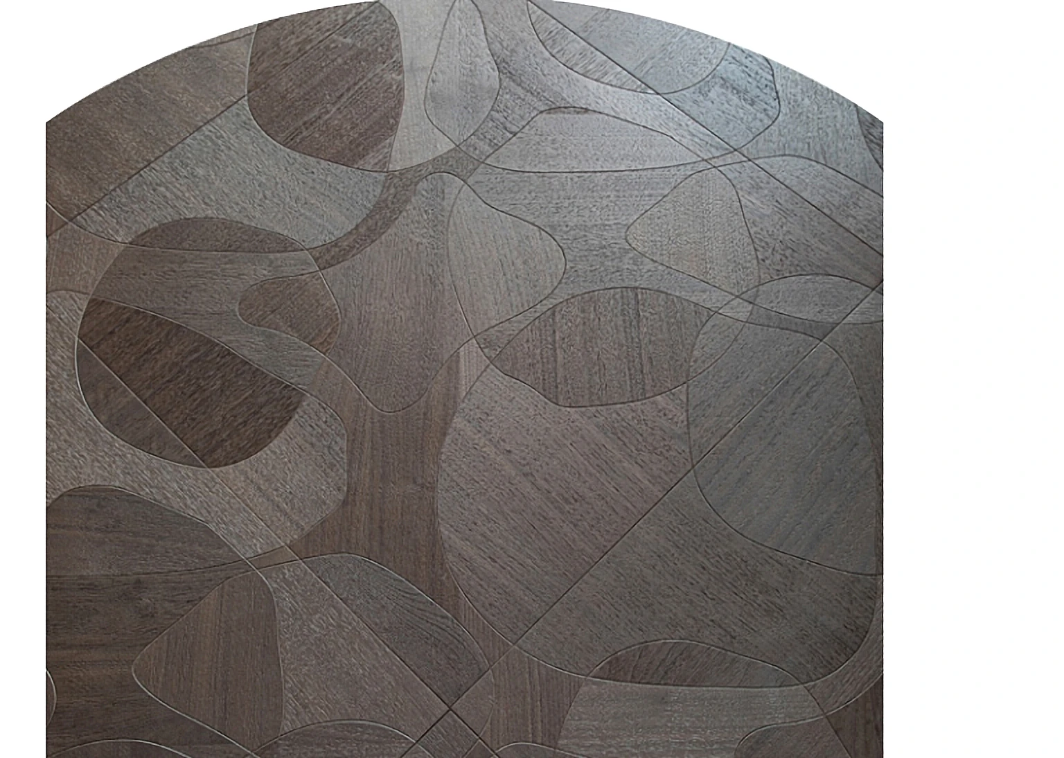 PARBRO MY-7508 — Walnut floor panel. Art wood flooring from China, sourced through Tarmeer's Dubai material selection center.
