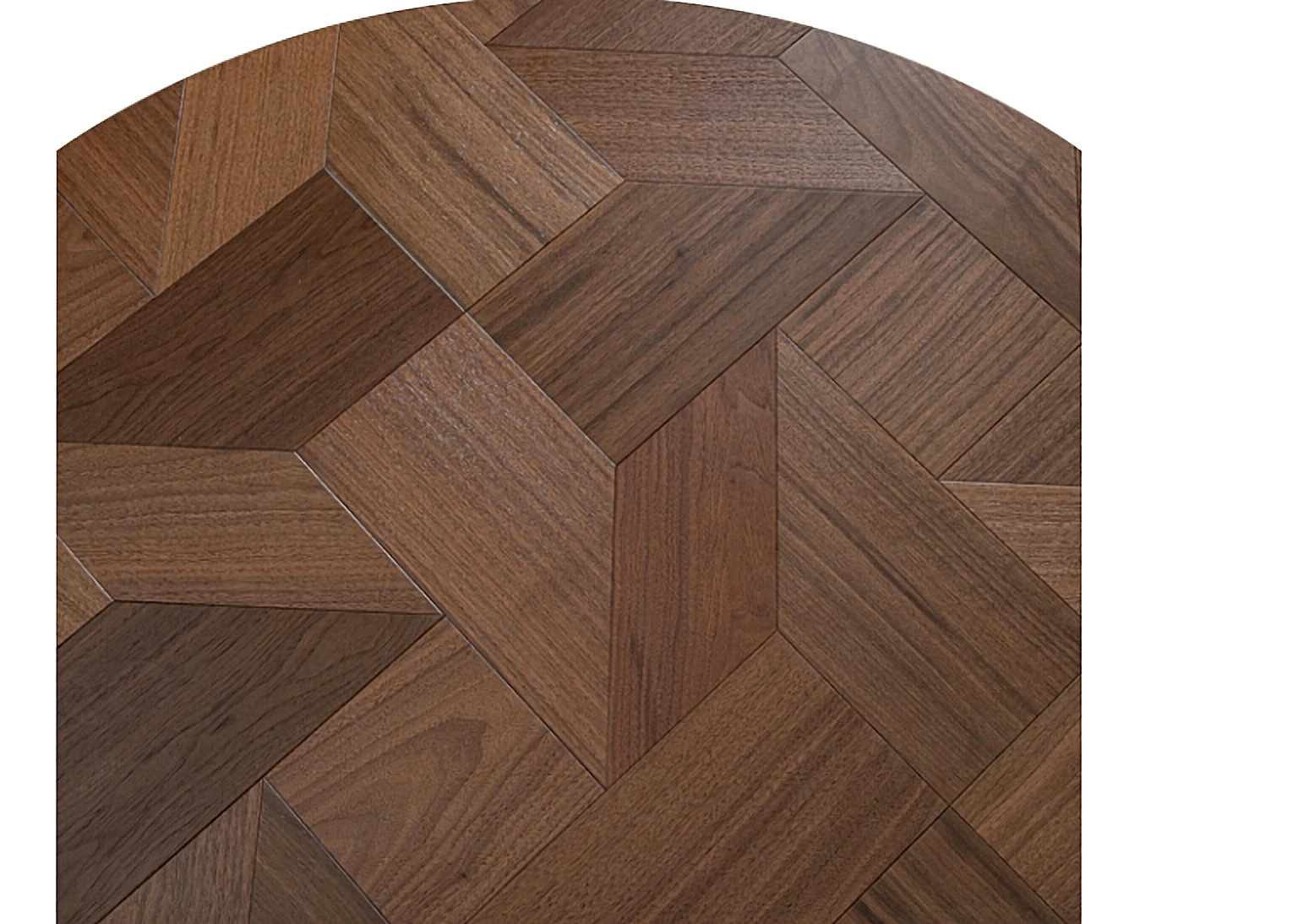 PARBRO MY001-2 — Walnut floor panel. Art wood flooring from China, sourced through Tarmeer's Dubai material selection center.