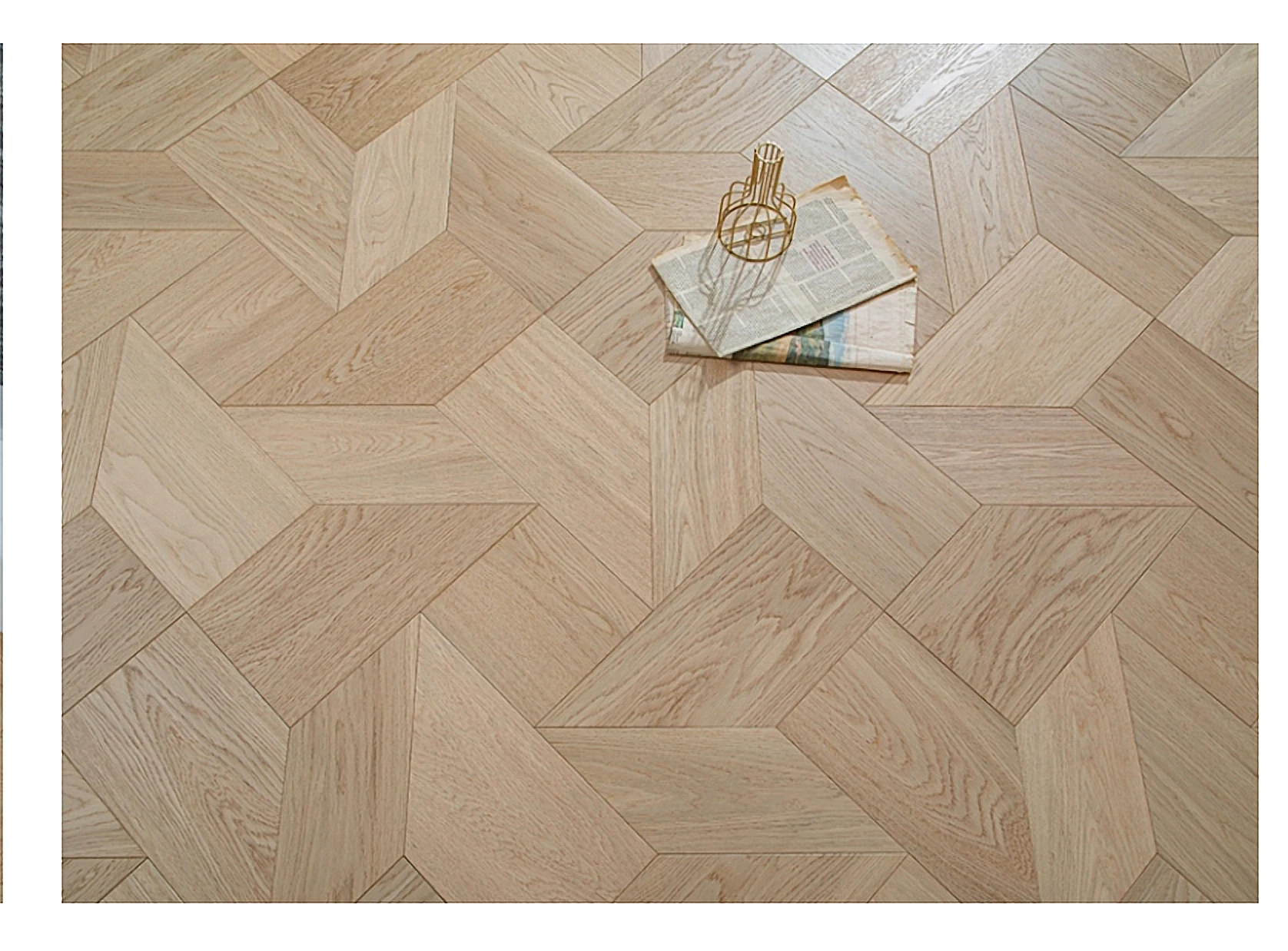 PARBRO MY001-3 — Oak wood grain close-up detail. Art wood flooring from China, sourced through Tarmeer's Dubai material selection center.