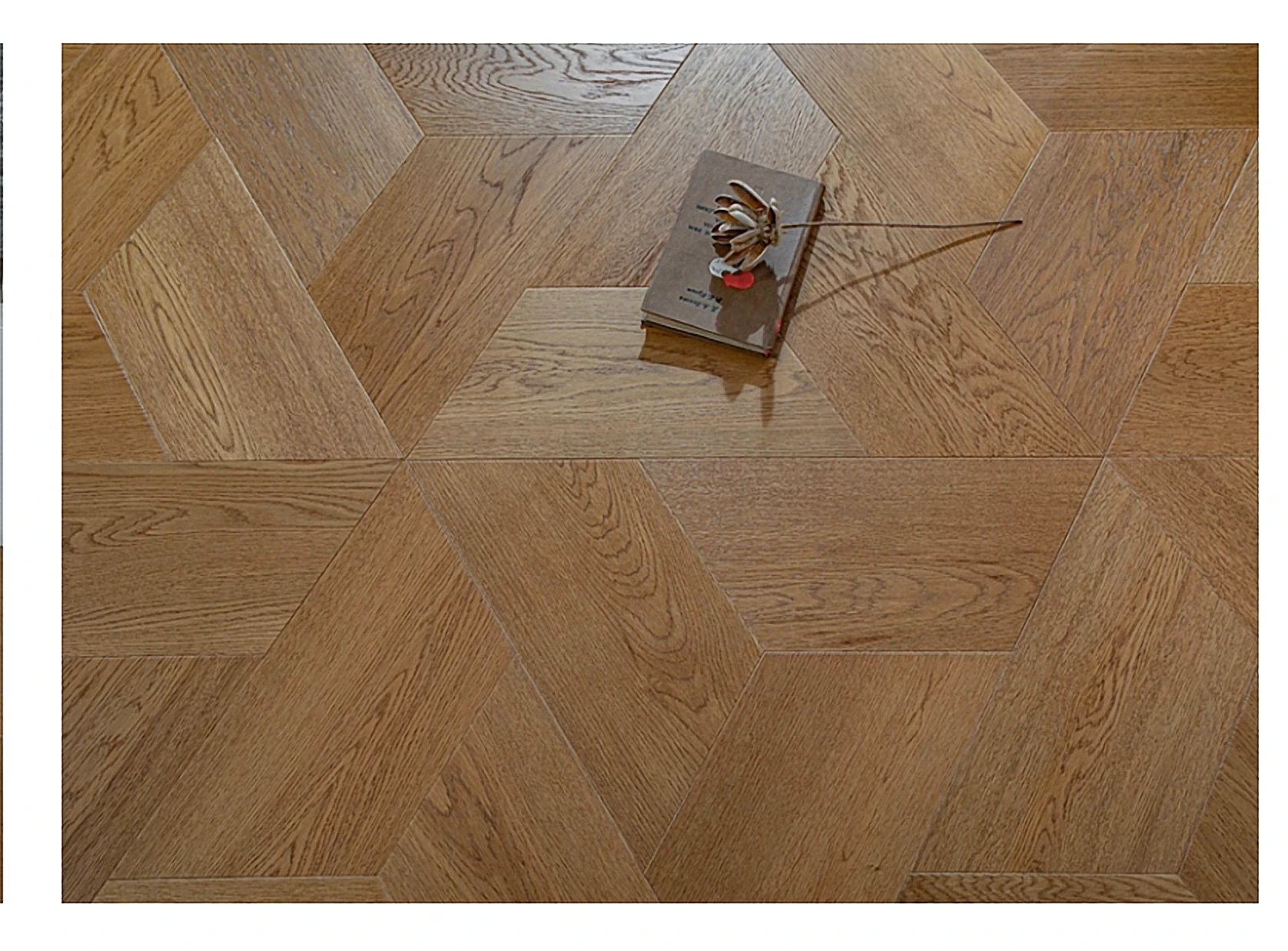 PARBRO MY002-4 — Oak wood grain close-up detail. Art wood flooring from China, sourced through Tarmeer's Dubai material selection center.