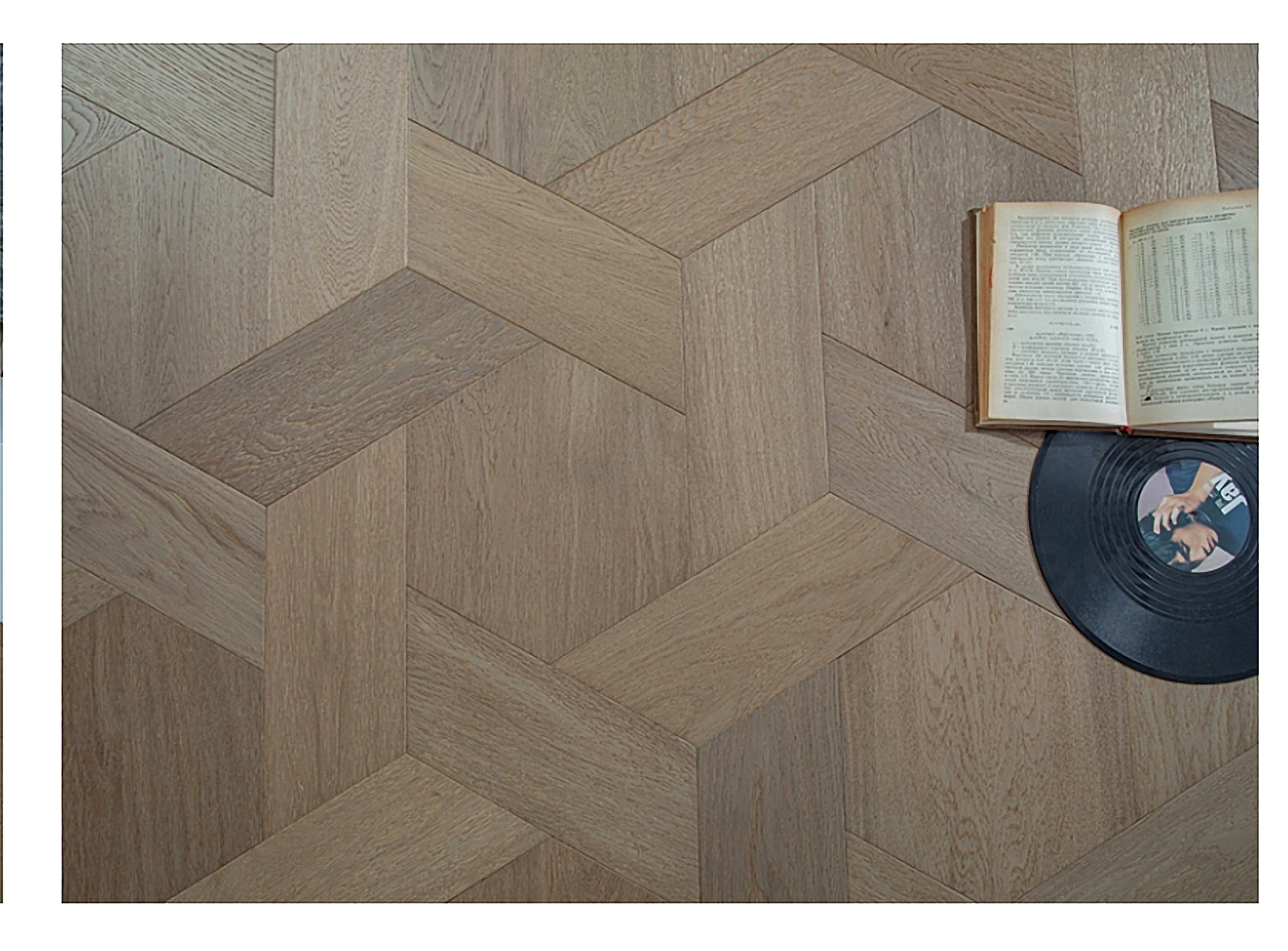 PARBRO MY003-4 — Oak wood grain close-up detail. Art wood flooring from China, sourced through Tarmeer's Dubai material selection center.