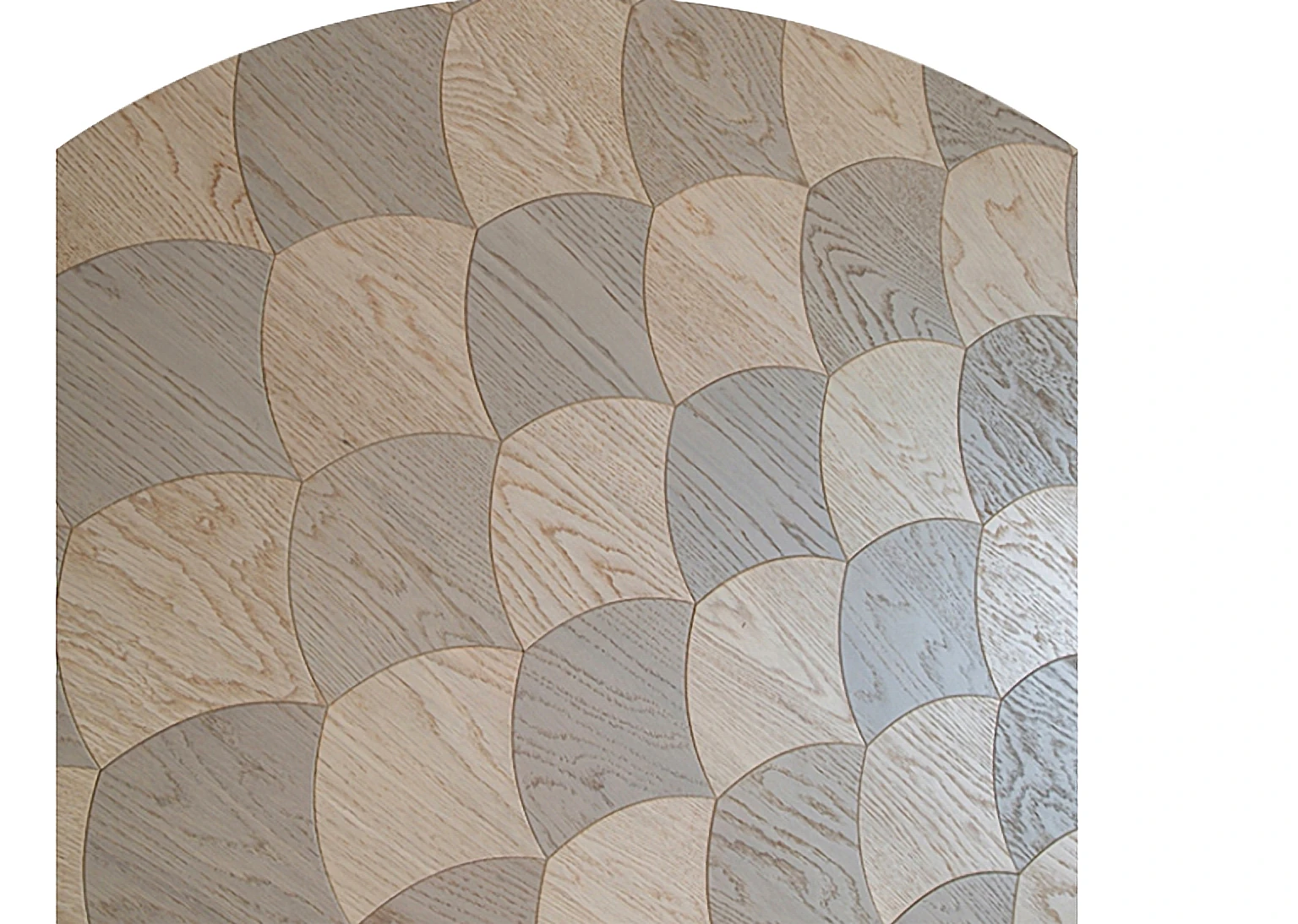 PARBRO MY005-3 — Walnut floor panel. Art wood flooring from China, sourced through Tarmeer's Dubai material selection center.