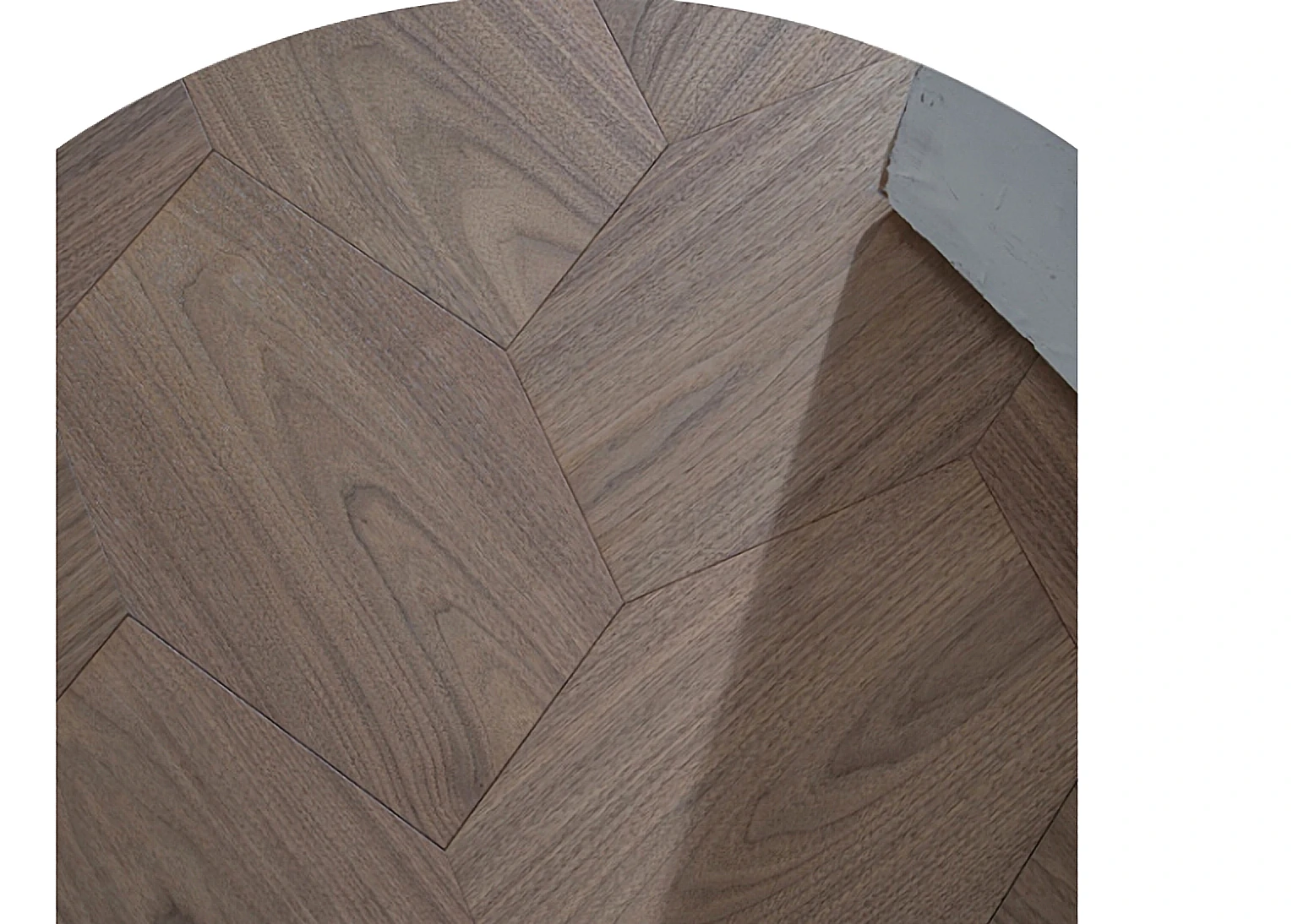 PARBRO MY008-1 — Walnut floor panel. Art wood flooring from China, sourced through Tarmeer's Dubai material selection center.