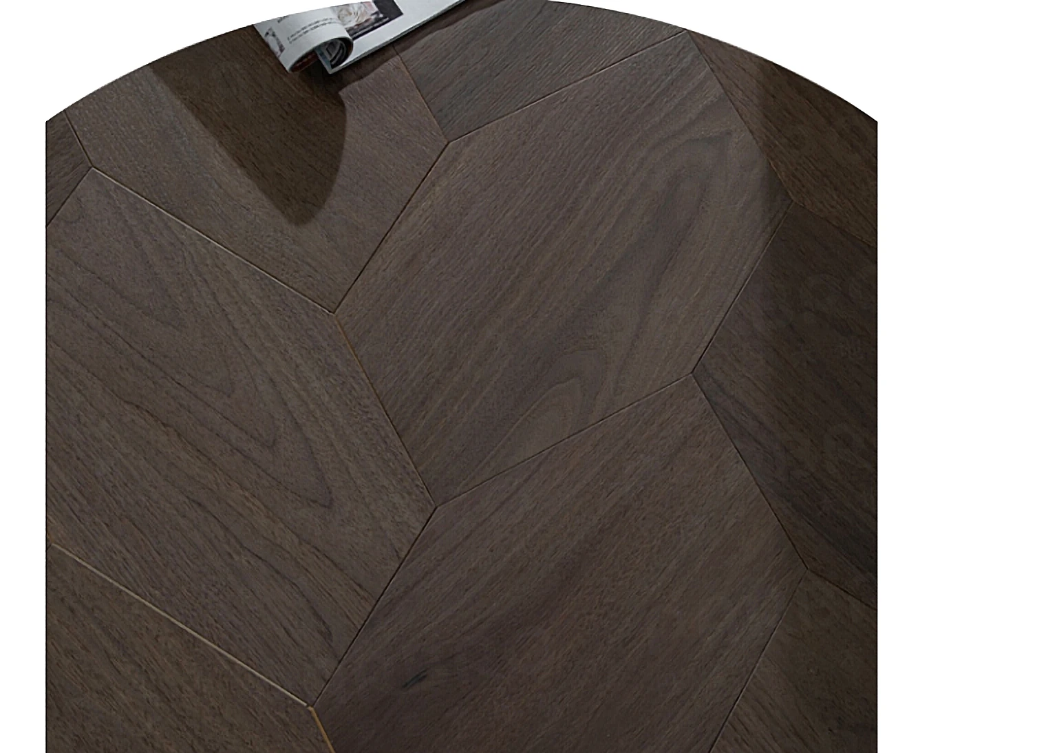 PARBRO MY008-2 — Walnut floor panel. Art wood flooring from China, sourced through Tarmeer's Dubai material selection center.