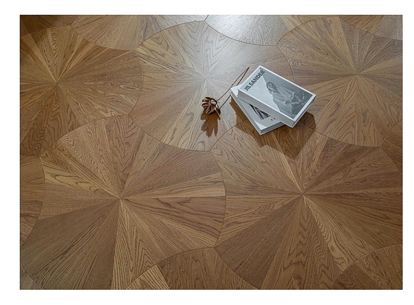 PARBRO MY009-4 — Oak wood grain close-up detail. Art wood flooring from China, sourced through Tarmeer's Dubai material selection center.