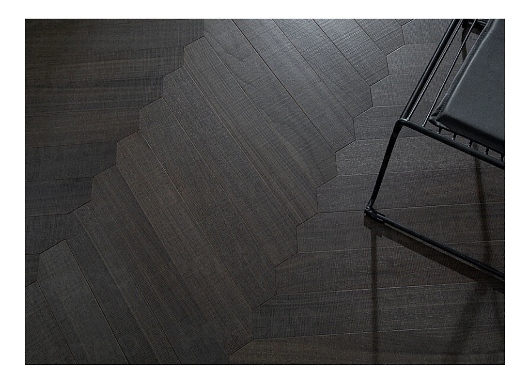 PARBRO MY010-2 — Walnut wood grain close-up detail. Art wood flooring from China, sourced through Tarmeer's Dubai material selection center.