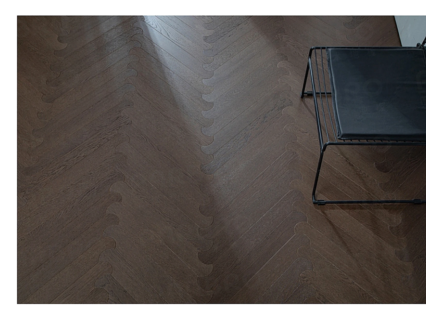 PARBRO MY011-4 — Oak floor in a room setting. Art wood flooring from China, sourced through Tarmeer's Dubai material selection center.