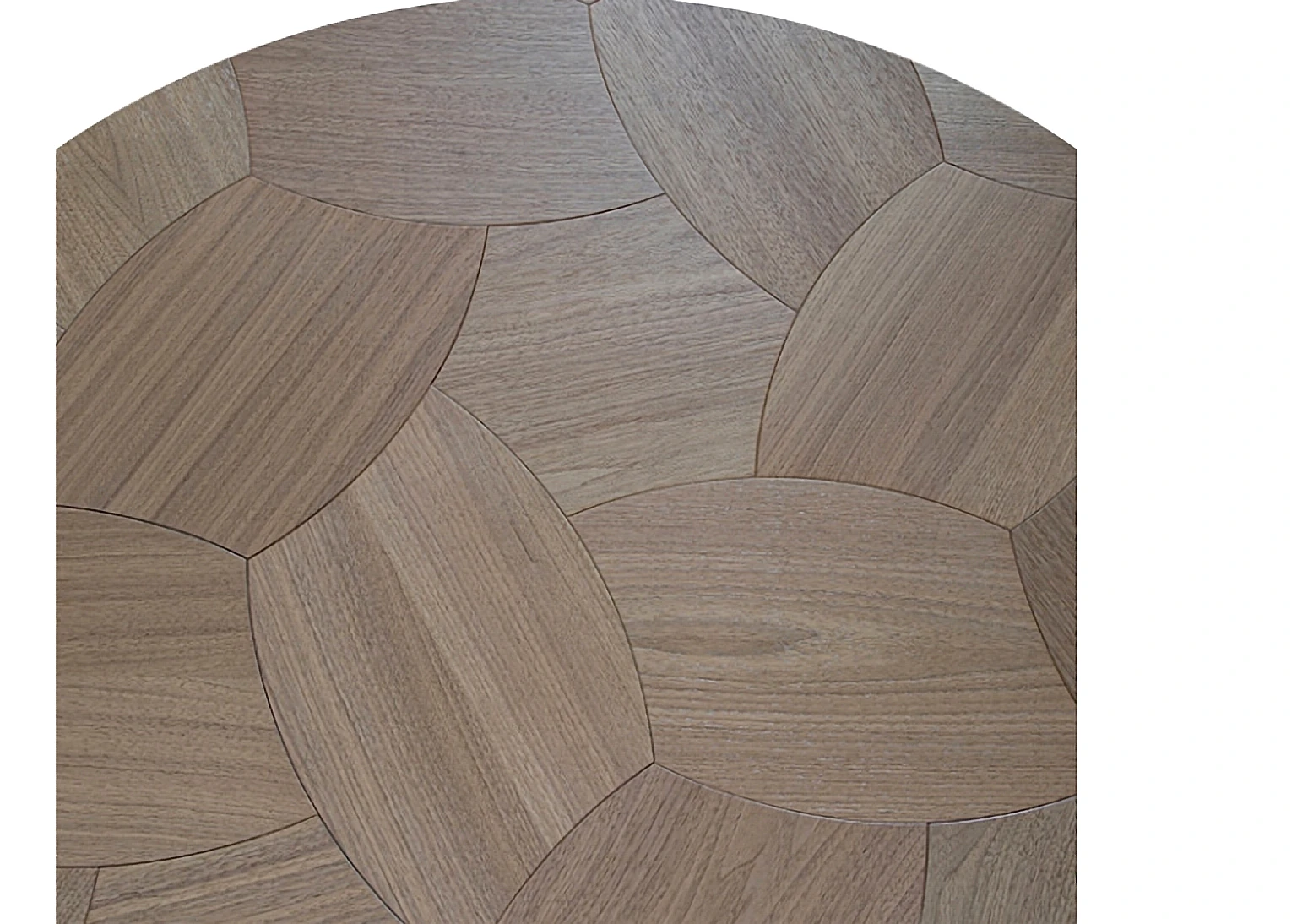 PARBRO MY012-1 — Walnut floor panel. Art wood flooring from China, sourced through Tarmeer's Dubai material selection center.