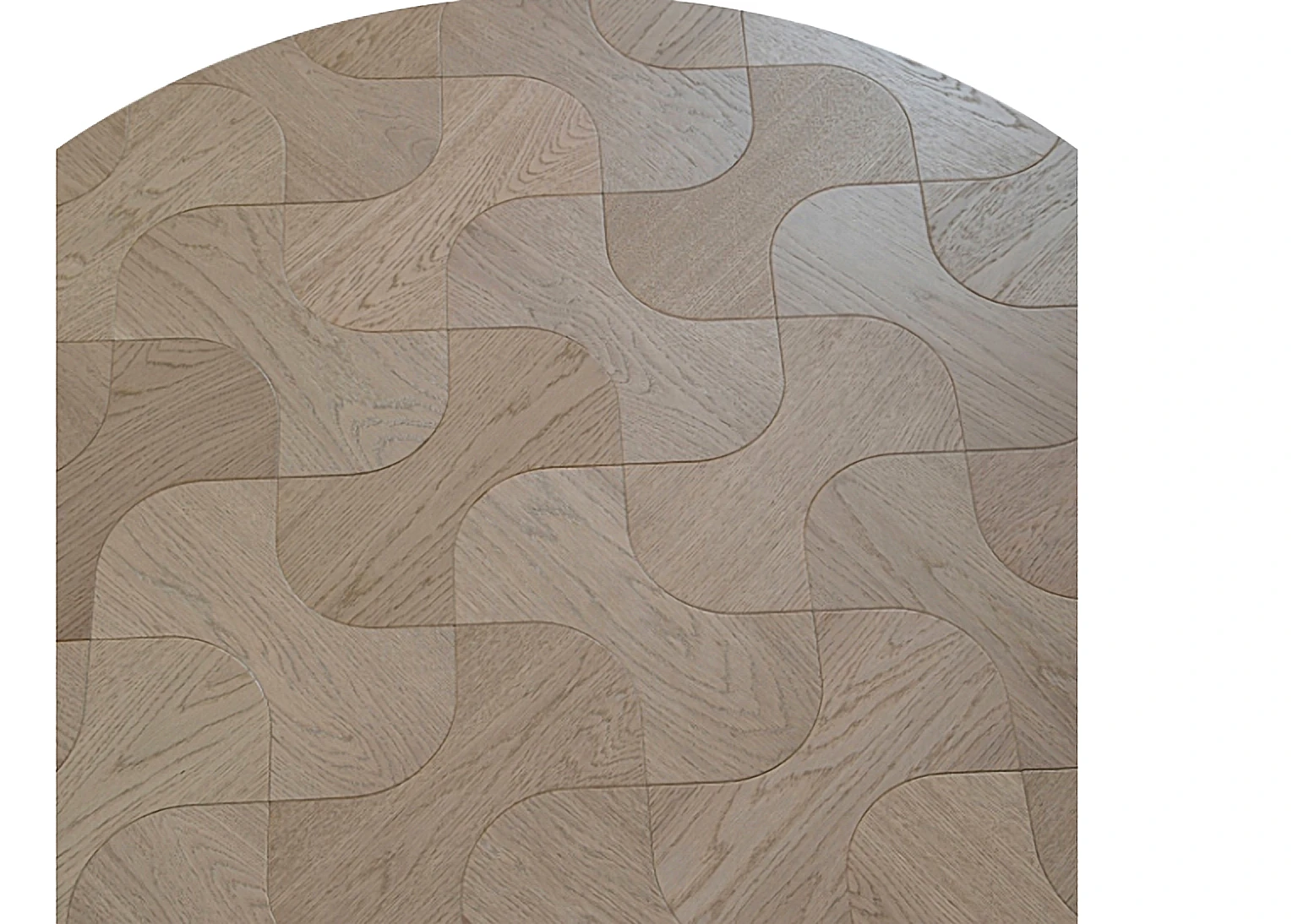 PARBRO MY013-3 — Oak floor panel. Art wood flooring from China, sourced through Tarmeer's Dubai material selection center.