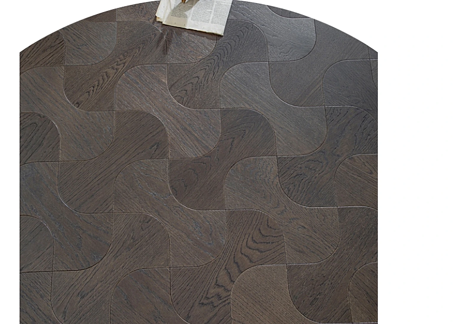 PARBRO MY013-4 — Oak floor panel. Art wood flooring from China, sourced through Tarmeer's Dubai material selection center.