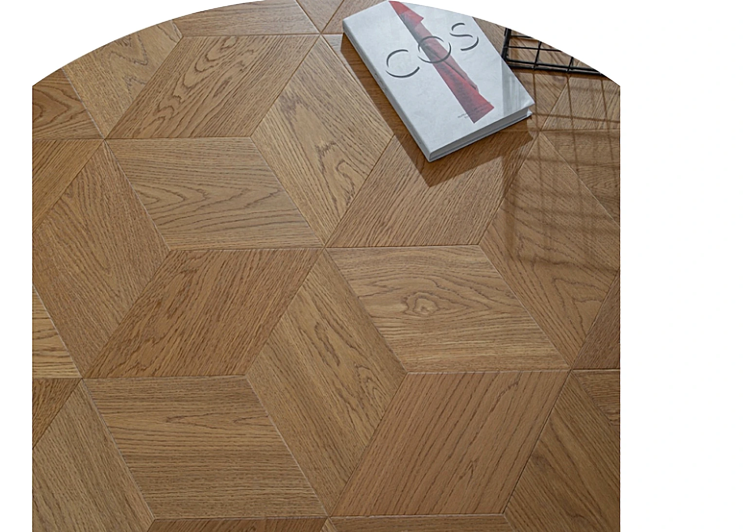 PARBRO MY015-4 — Oak floor panel. Art wood flooring from China, sourced through Tarmeer's Dubai material selection center.