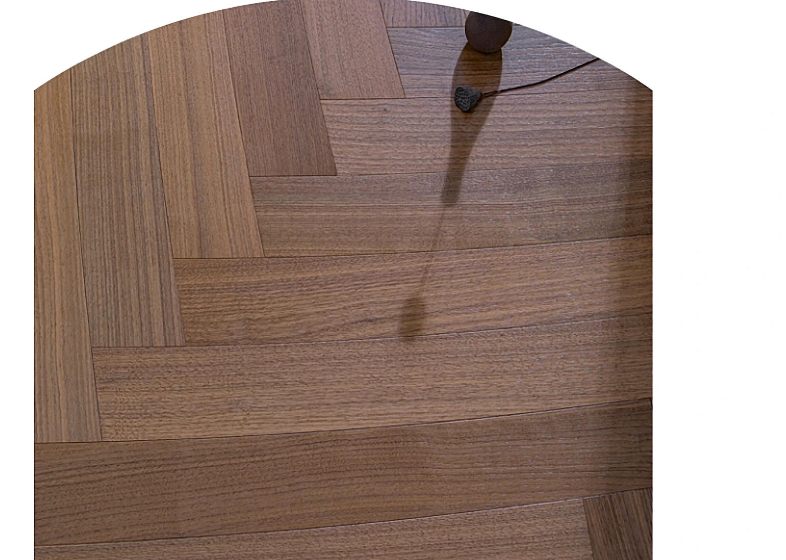 PARBRO MY016-1 — Walnut floor panel. Art wood flooring from China, sourced through Tarmeer's Dubai material selection center.