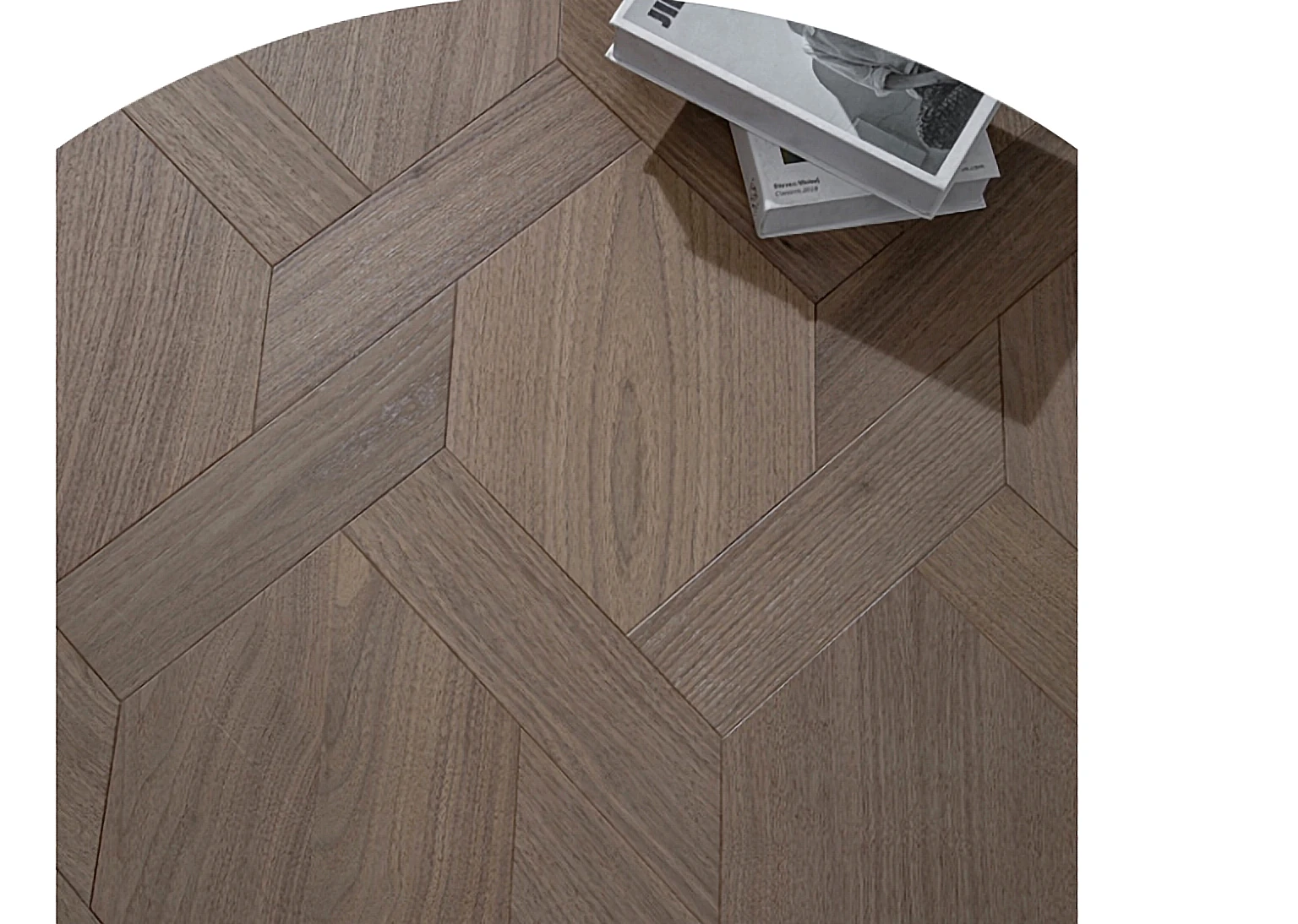 PARBRO MY018-1 — Walnut floor panel. Art wood flooring from China, sourced through Tarmeer's Dubai material selection center.