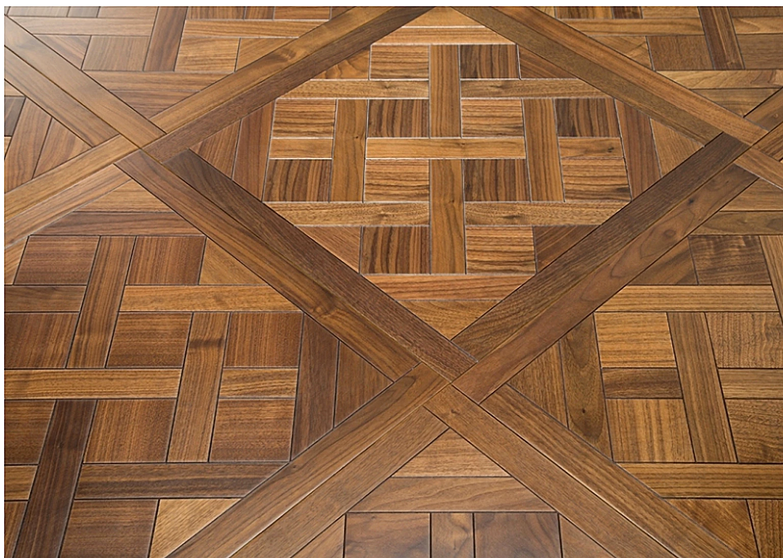 PARBRO 5950 — Walnut parquet floor panel. Art wood flooring from China, sourced through Tarmeer's Dubai material selection center.