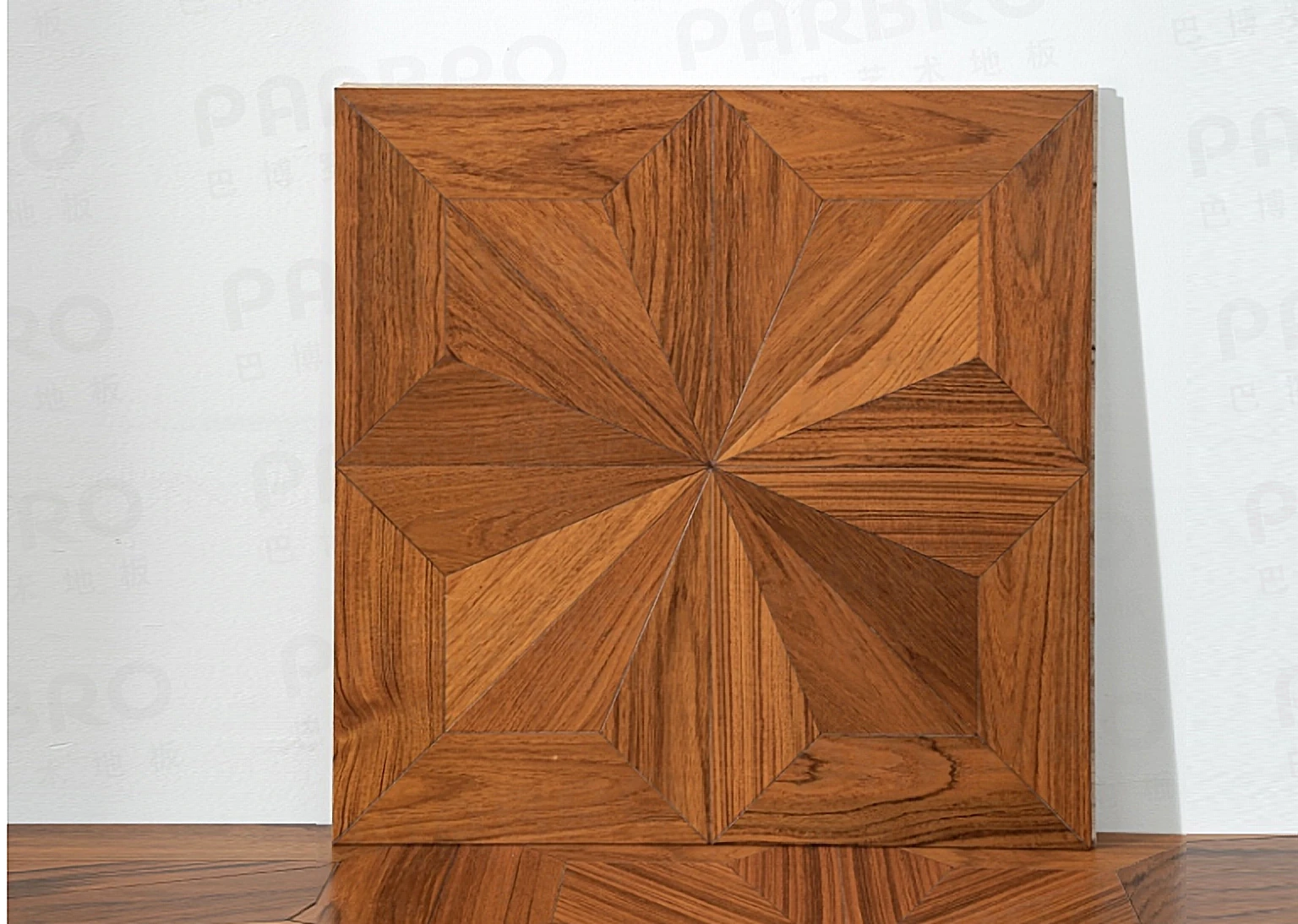 PARBRO 5973 — Teak multi-layer parquet floor panel. Art wood flooring from China, sourced through Tarmeer's Dubai material selection center.