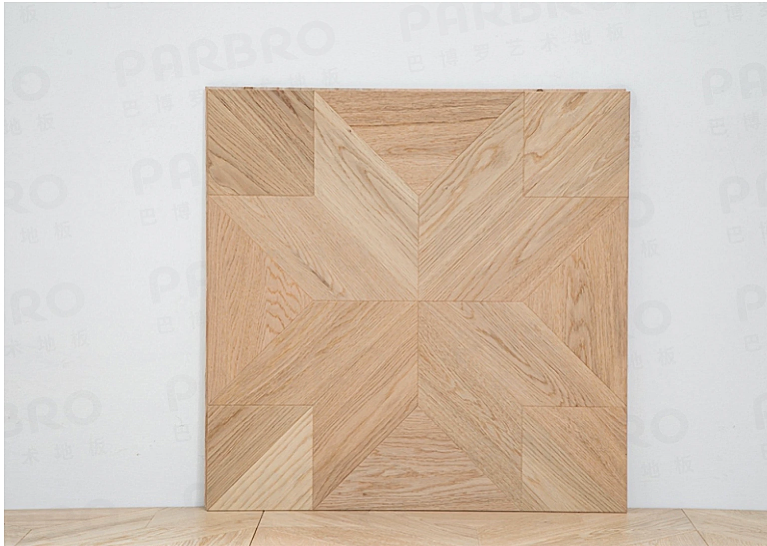 PARBRO 5975 — Oak parquet floor panel. Art wood flooring from China, sourced through Tarmeer's Dubai material selection center.