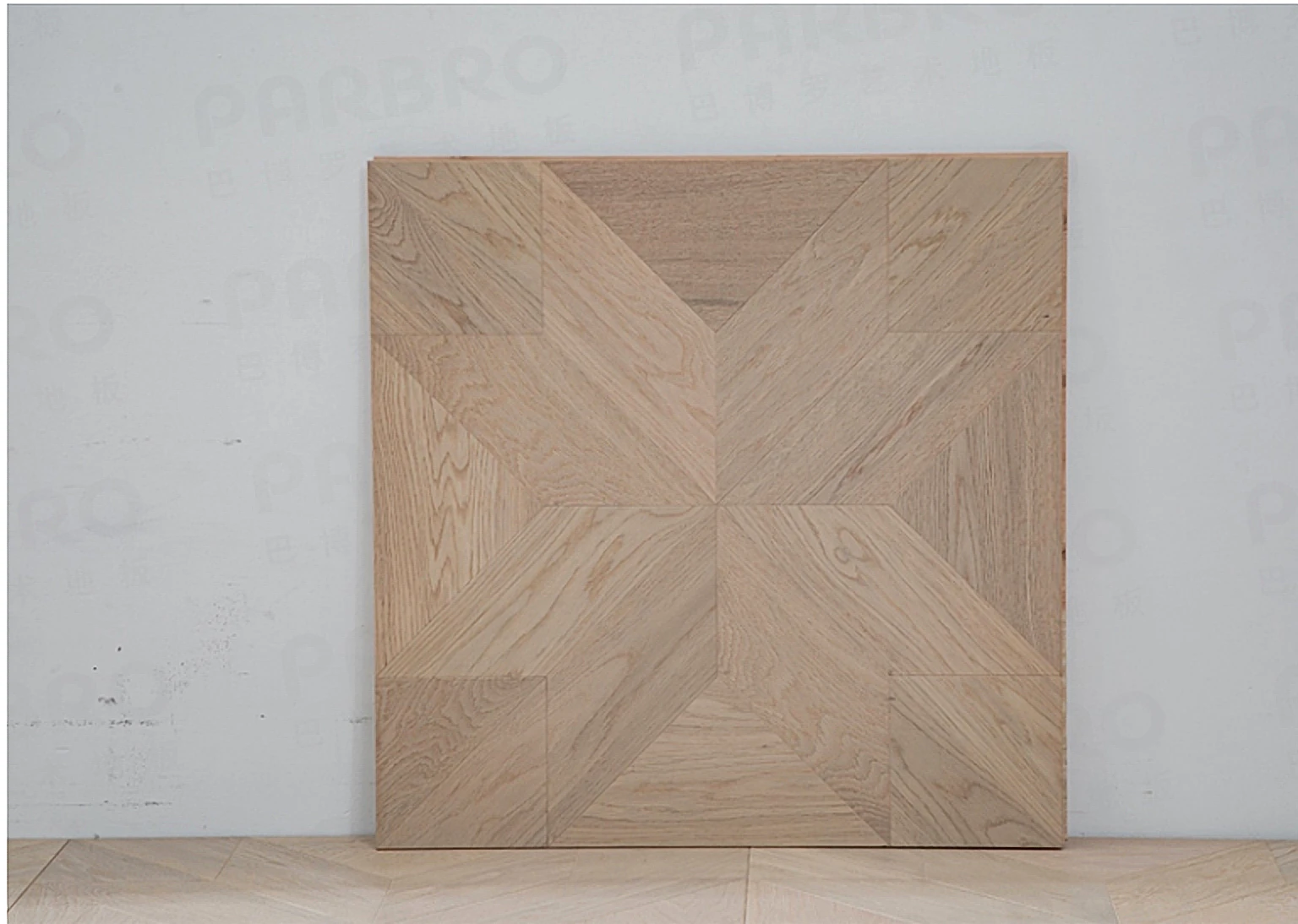 PARBRO 5976 — Oak parquet floor panel. Art wood flooring from China, sourced through Tarmeer's Dubai material selection center.