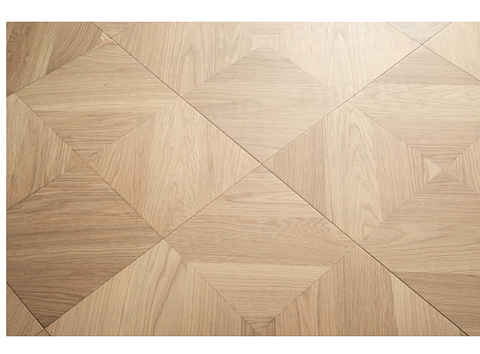 PARBRO 5985 — White oak 3-layer parquet wood grain close-up detail. Art wood flooring from China, sourced through Tarmeer's Dubai material selection center.