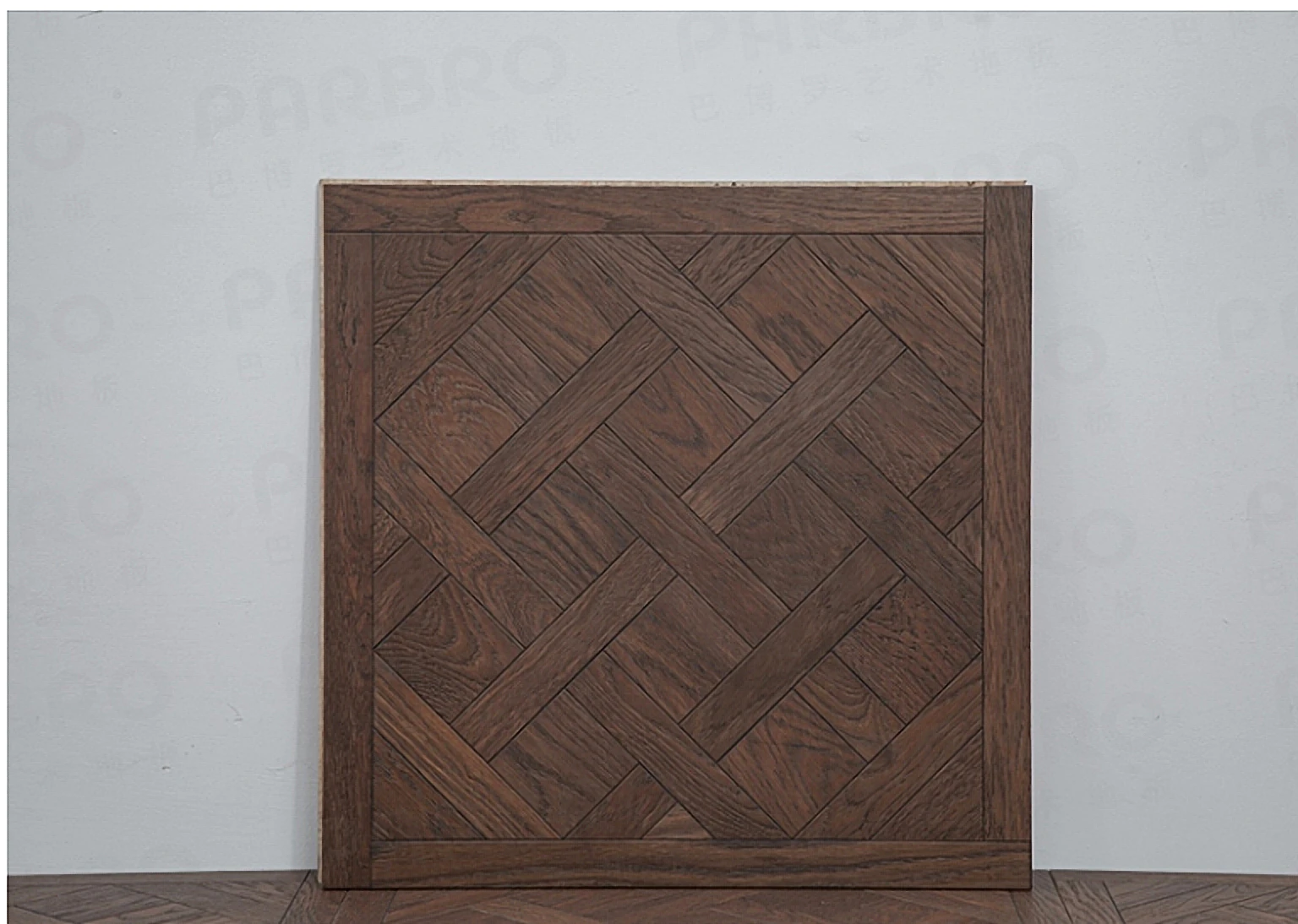 PARBRO 5999 — European oak multi-layer parquet floor panel. Art wood flooring from China, sourced through Tarmeer's Dubai material selection center.