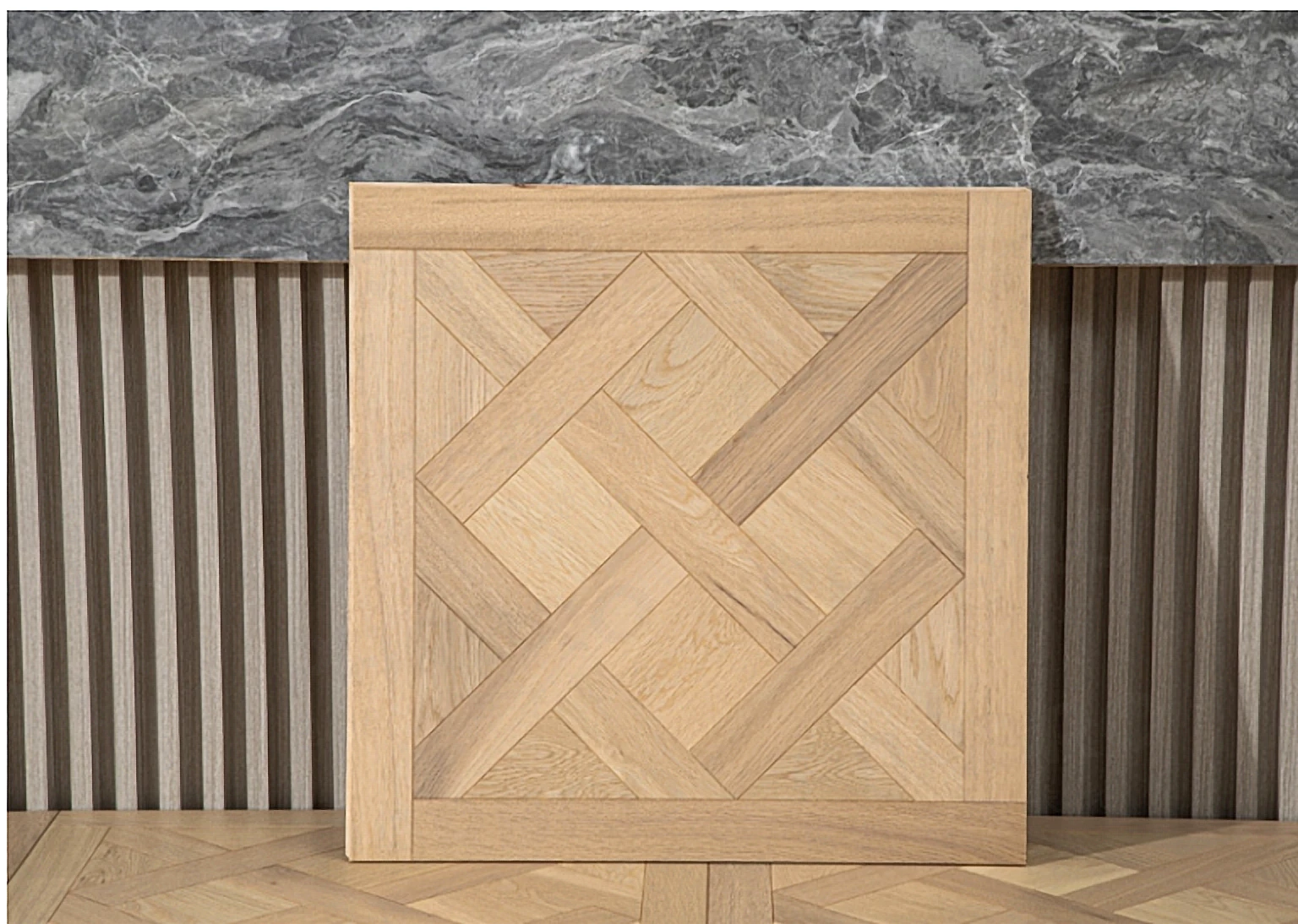 PARBRO HP11 — Oak parquet floor panel. Art wood flooring from China, sourced through Tarmeer's Dubai material selection center.