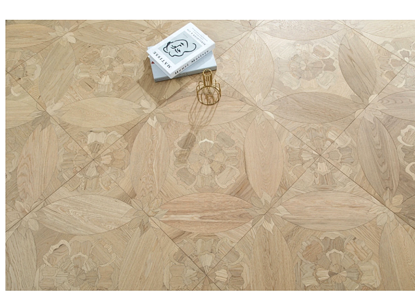 PARBRO HP21 — Oak parquet wood grain close-up detail. Art wood flooring from China, sourced through Tarmeer's Dubai material selection center.